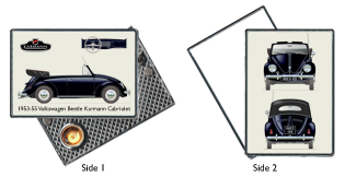 VW Beetle Karmann Cabriolet 1953-55 Pocket Lighter